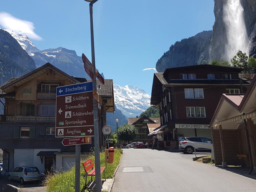 Hornerpub Apartments Lauterbrunnen Exterior foto